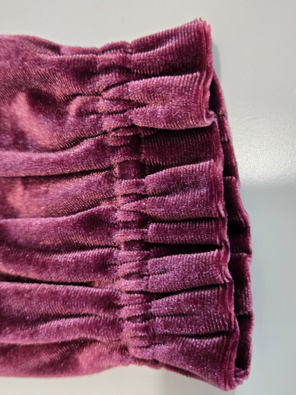 Boden Purple Mila Velvet Long Sleeve Top Purple/Plum size 6 - Picture 9 of 16